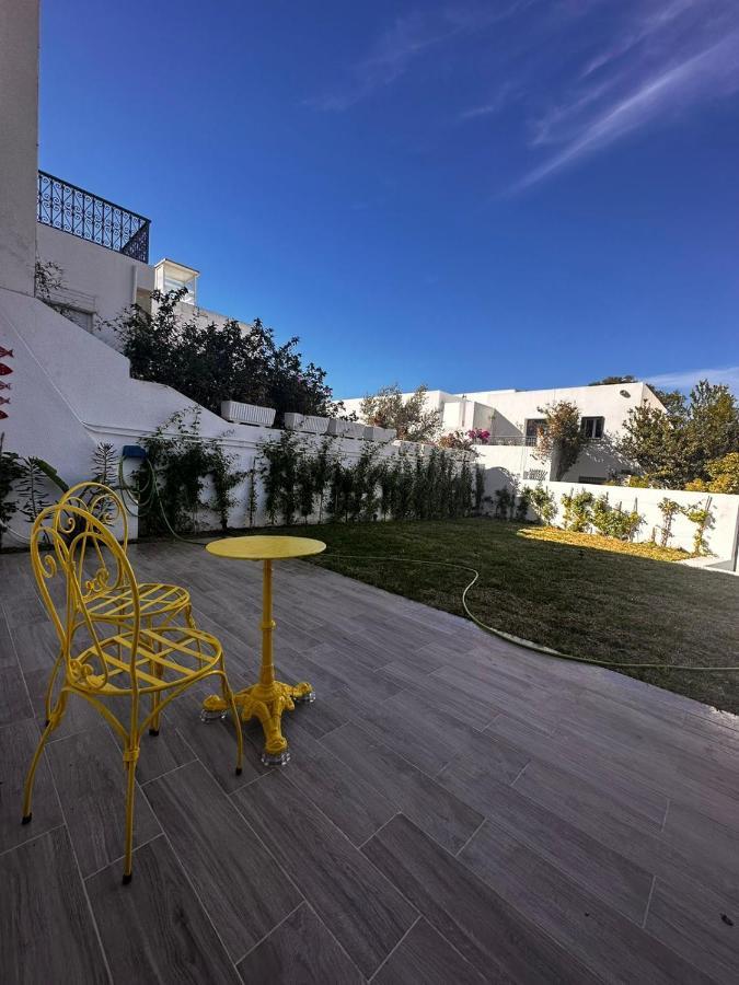 App Avec Jardin Dans Un Hotel Gammarth Bagian luar foto